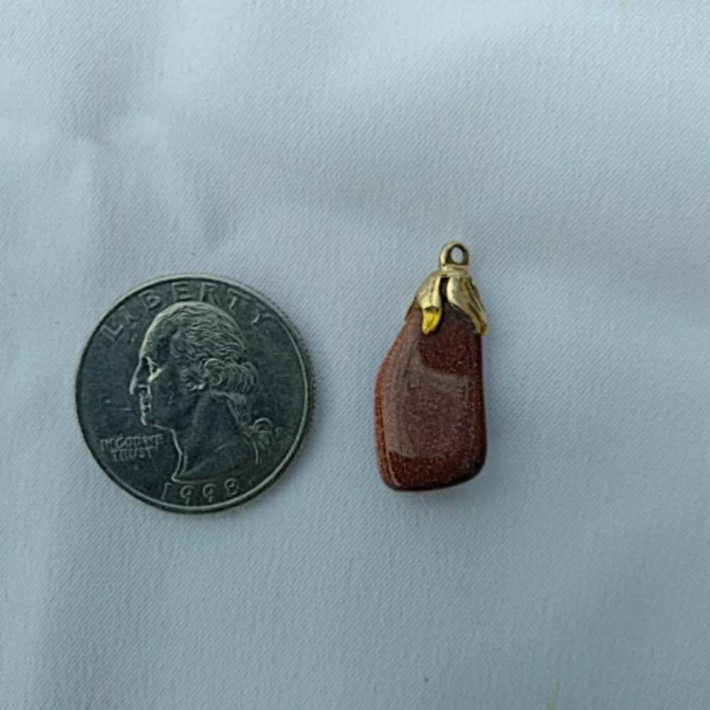 Goldstone pendant - Picture 1 of 2